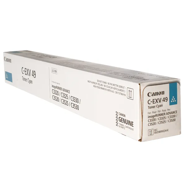 Тонер-картридж C-EXV49 блакитний Canon (8525B002)