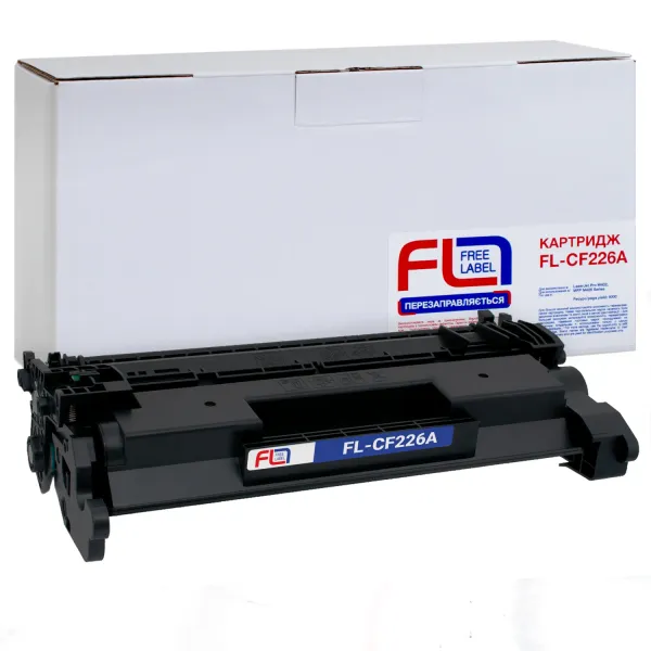 Картридж сумісний HP 26A (CF226A) Free Label (FL-CF226A)