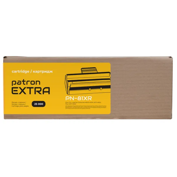 Картридж совместимый HP 81X (CF281X) Extra Patron (PN-81XR) - Фото 2