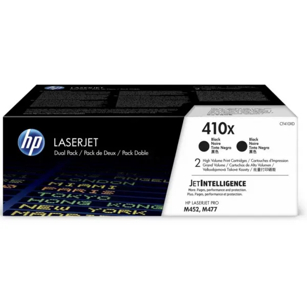 Картридж 410X чорний HP (CF410XD)