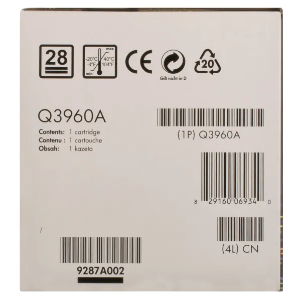 Картридж 122A черный HP (Q3960A) - Фото 4