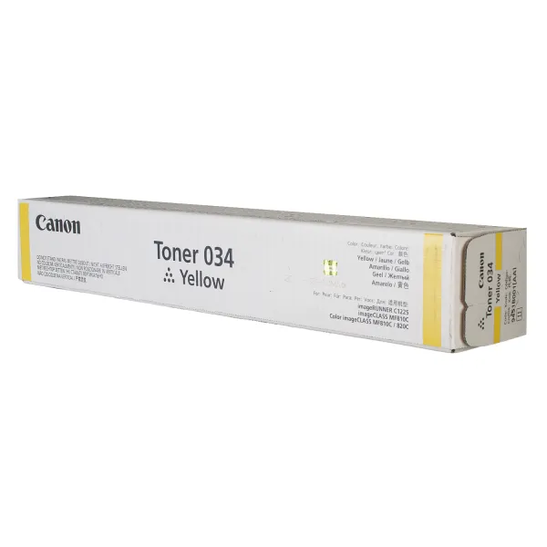 Тонер-картридж 034 желтый Canon (9451B001)
