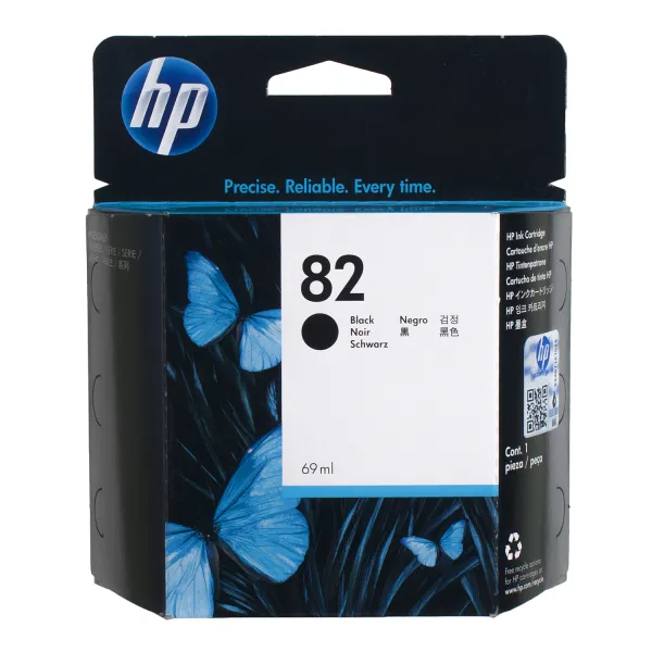 Картридж №82 чорний HP (CH565A) - Фото 2