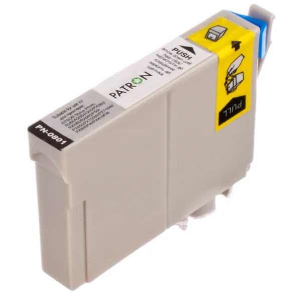 Картридж сумісний Epson T0801 (C13T08014010/C13T08014011) 340 арк, чорний Patron (PN-0801) - Фото 2