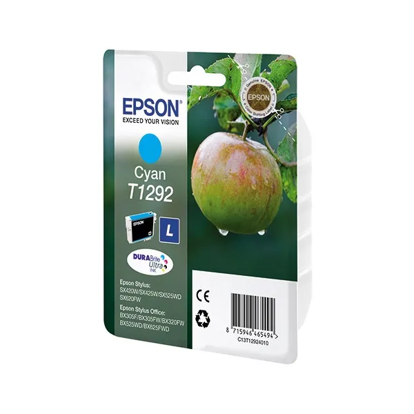 Картридж T12924 445 арк, блакитний Epson (C13T12924011/C13T12924012)