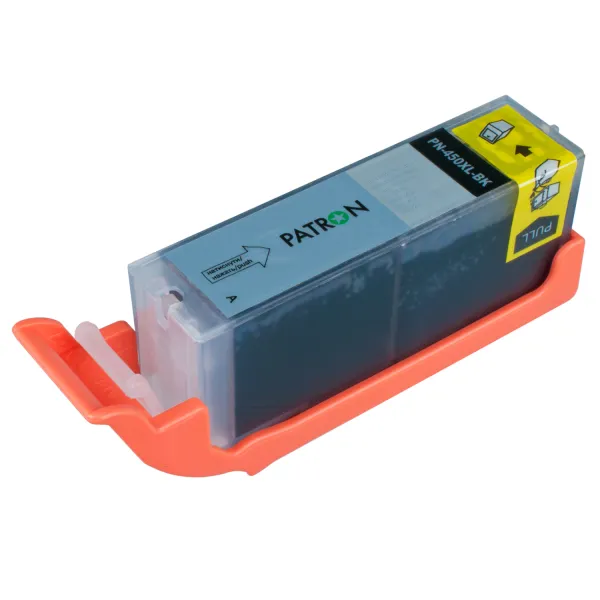 Картридж сумісний Canon PGI-450PGBK XL (6434B001) 500 арк, чорний Patron (PN-450XL-BK) - Фото 3