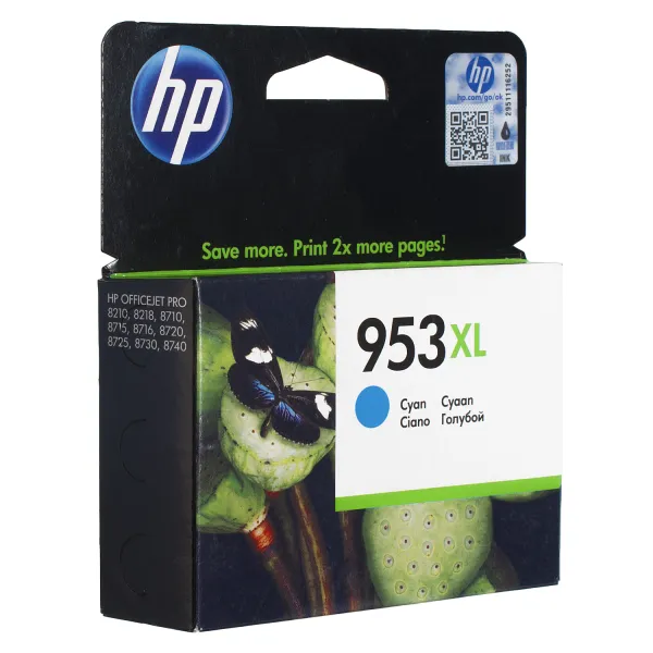 Картридж №953XL 1450 арк, блакитний HP (F6U16AE)