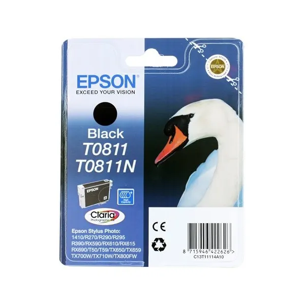 Картридж T08114A/T11114A чорний Epson (C13T11114A10)