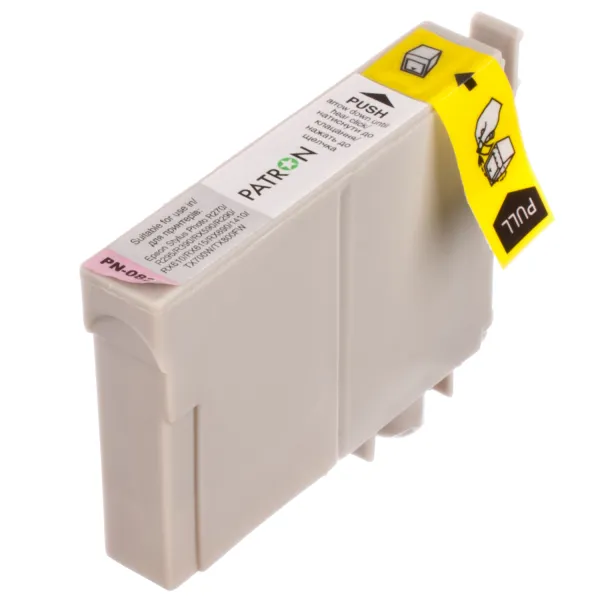 Картридж сумісний Epson T0816/T0826 XL (C13T11164A10/C13T11264A10) 610 арк, світло-пурпуровий Patron (PN-0826) - Фото 2