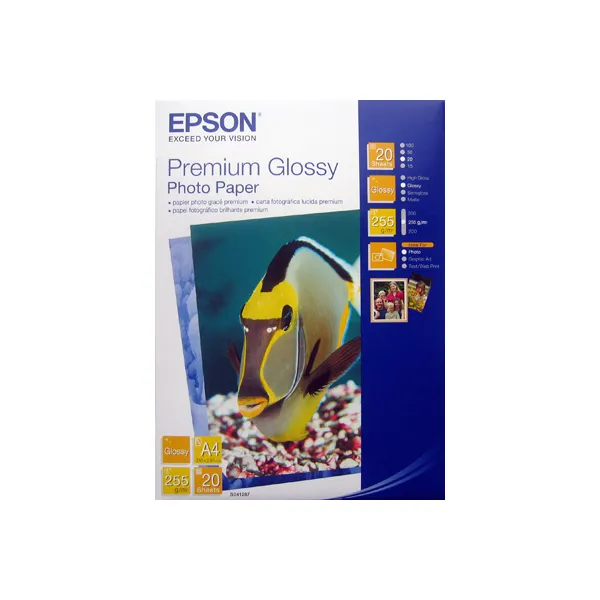 Фотопапір Premium Glossy А4, 20 арк Epson (C13S041287)