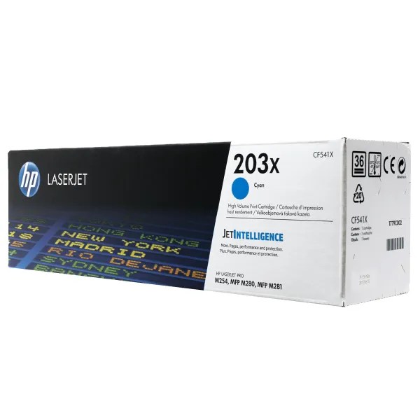 Картридж 203X блакитний HP (CF541X)