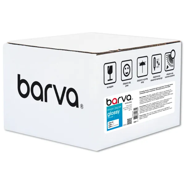 Фотопапір глянцевий 260 г/м2, 10x15 см, 460 арк Everyday Barva (IP-CE260-302)