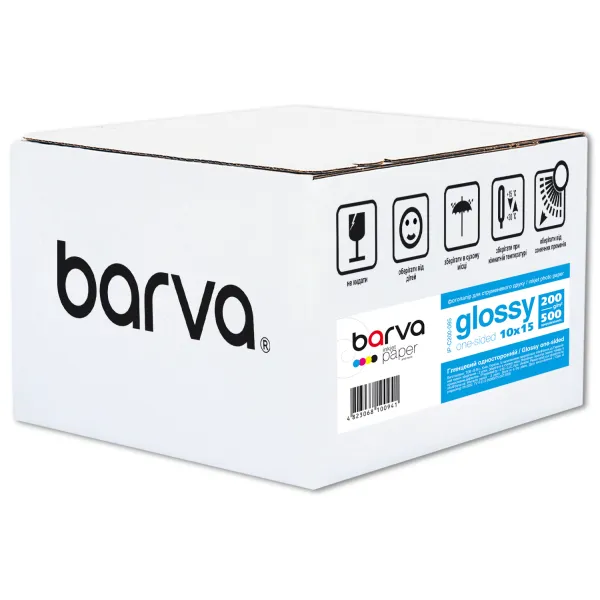 Фотобумага глянцевая 200 г/м2, 10x15 см, 500 л Original Barva (IP-C200-085)