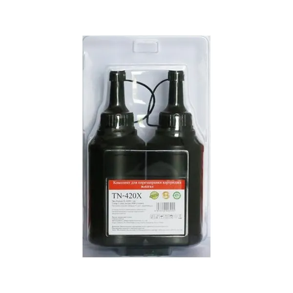 Комплект для заправки картриджа PC-420X (2 тонера + 1 чип) Pantum (TN-420X/TN-420XP)