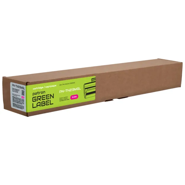 Тонер-картридж совместимый Konica Minolta TN213M пурпурный Green Label Patron (PN-TN213MGL)