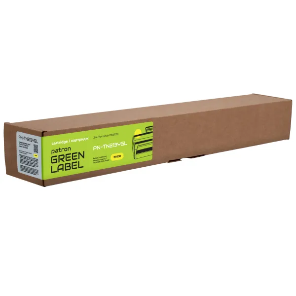 Тонер-картридж совместимый Konica Minolta TN213Y желтый Green Label Patron (PN-TN213YGL)