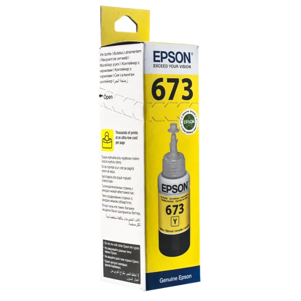 Чорнило L800 жовті, 70 мл Epson (C13T67344A)