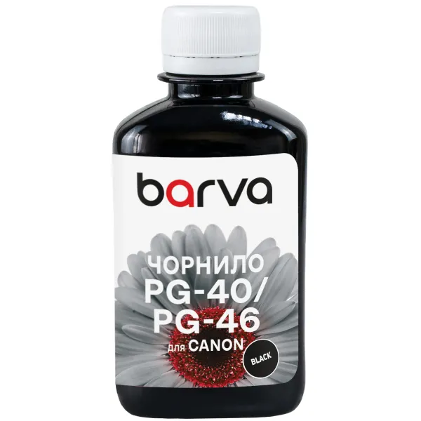 Чорнило сумісне для Canon PG-40/PG-46/PG-84 спеціальне 180 г, пігментне, чорне Barva (C40-081)
