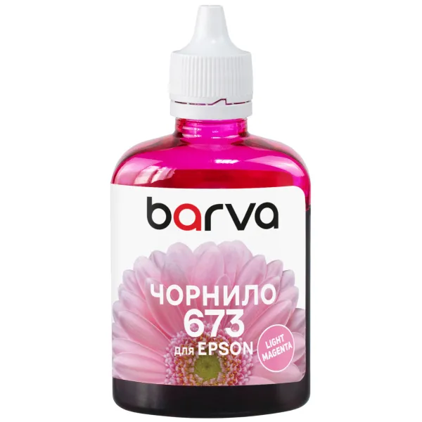 Чорнило сумісне для Epson 673 LM спеціальне 90 г, водорозчинне, світло-пурпурове Barva (L800-418)