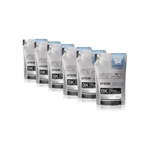 Комплект чернил T741X00 черные, 6x1 л Epson (C13T741X00)