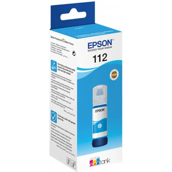 Чорнило 112 C 70 мл блакитні Epson (C13T06C24A)
