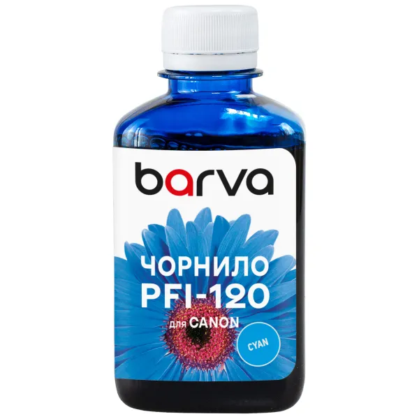 Чорнило для Canon PFI-120/PFI-710 C спеціальне 180 мл, пігментне, блакитне Barva (C120-895)
