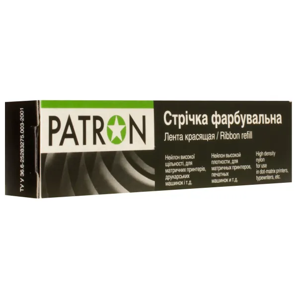 Стрічка для матричних картриджів 12,7 ммх16 м, кільце, HD Patron