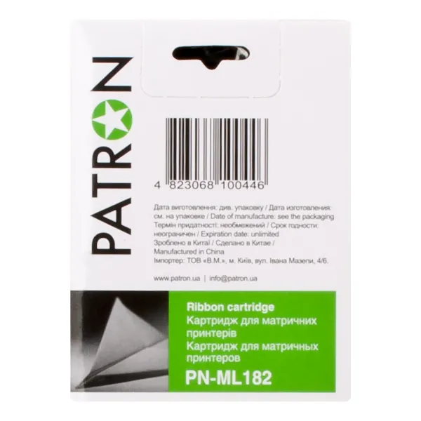 Картридж сумісний Oki MicroLine 182 чорний Patron (PN-ML182) - Фото 3