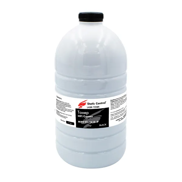 Тонер HP универсальний MPT11 флакон, 1 кг SCC (MPT11-1KG-P)