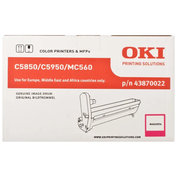 Драм-картридж C5850_5950 пурпурный Oki (43870022) - Фото 2