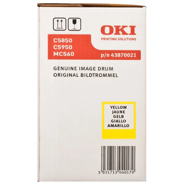 Драм-картридж C5850_5950 желтый Oki (43870021) - Фото 2