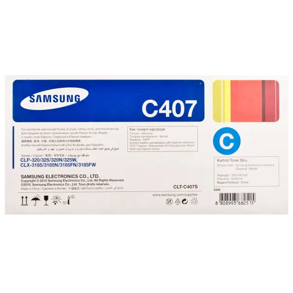 Тонер-картридж CLT-C407S блакитний Samsung (ST998A) - Фото 4