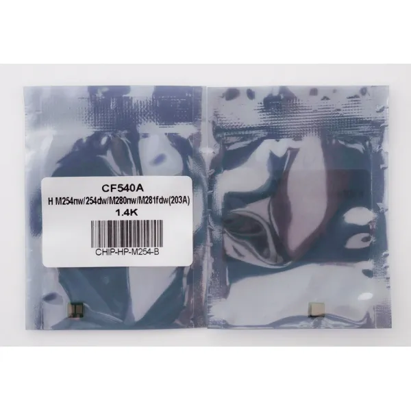 Чип HP LJ M254, CF540A 1,4K, черный Everprint (CHIP-HP-M254-B) - Фото 2