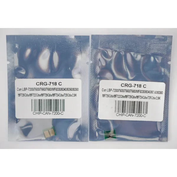 Чип Canon 718 2,9K, голубой Everprint (CHIP-CAN-7200-C) - Фото 2