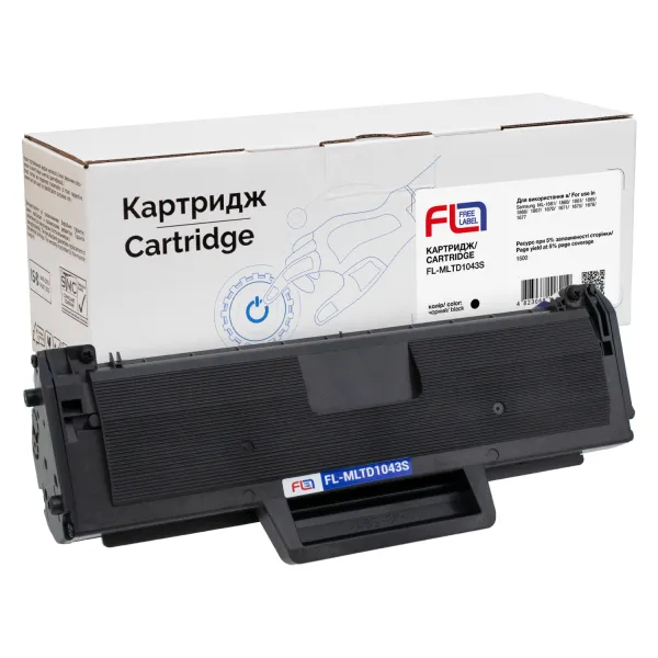 Картридж сумісний Samsung MLT-D1043S (ML-1661) Free Label (FL-MLTD1043S)