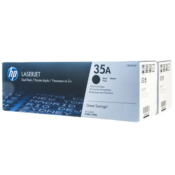 Картридж 35A чорний HP (CB435AD/CB435AF)