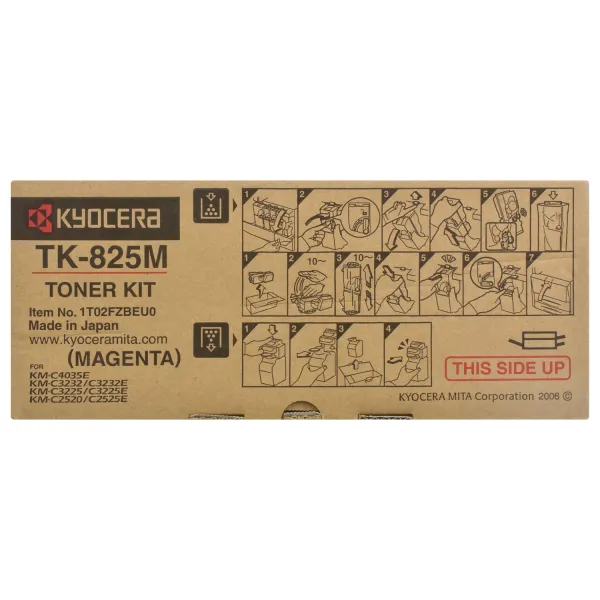 Тонер-картридж TK-825 пурпурный Kyocera Mita (1T02FZBEU0) - Фото 2