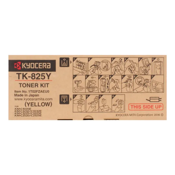 Тонер-картридж TK-825 желтый Kyocera Mita (1T02FZAEU0) - Фото 5