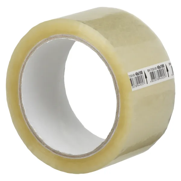 Скотч упаковочный 48мм x 100ярдов x 40мкм, прозрачный Buromax (BM.7030-00)