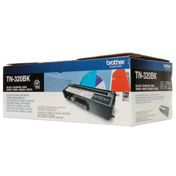 Тонер-картридж TN320BK чорний Brother (TN320BK)