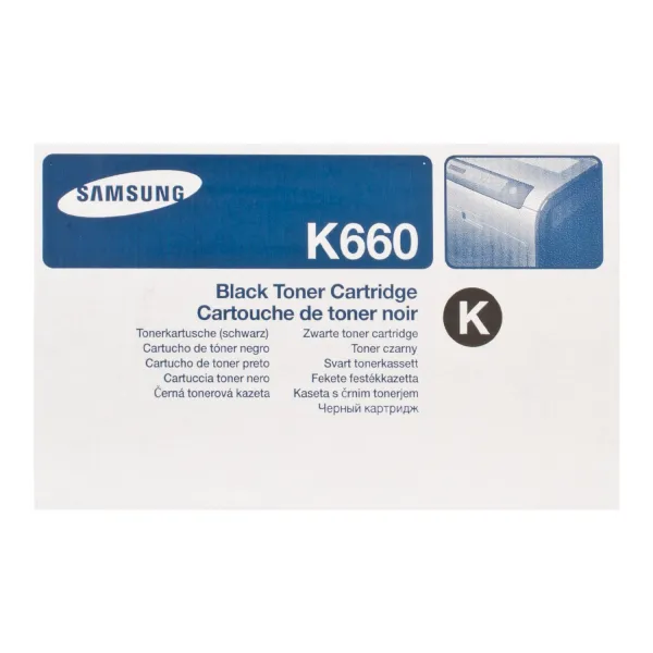 Тонер-картридж CLP-K660B черный Samsung - Фото 7