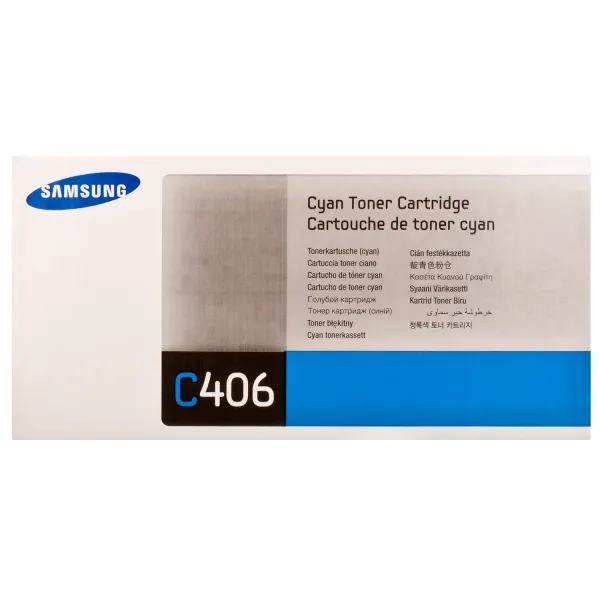 Тонер-картридж CLT-C409S голубой Samsung (SU007A) - Фото 4