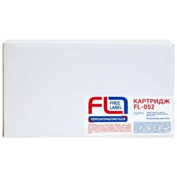 Картридж сумісний Canon 052 Free Label (FL-052) - Фото 2