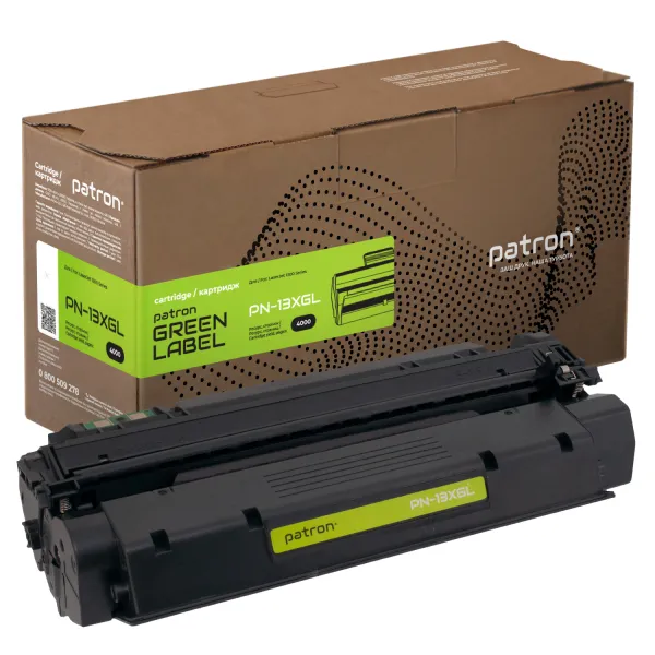 Картридж сумісний HP 13X (Q2613X) Green Label Patron (PN-13XGL)