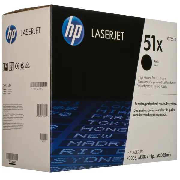 Картридж 51X чорний HP (Q7551X)