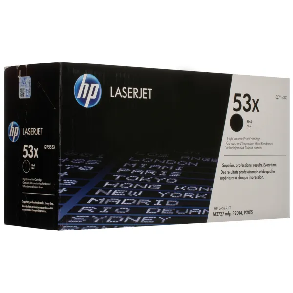 Картридж 53X чорний HP (Q7553X)