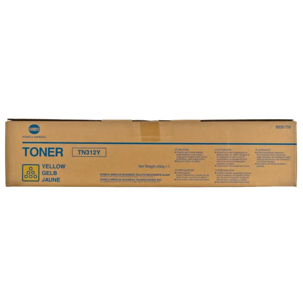 Тонер-картридж TN-312Y жовтий Konica Minolta (8938-706) - Фото 2