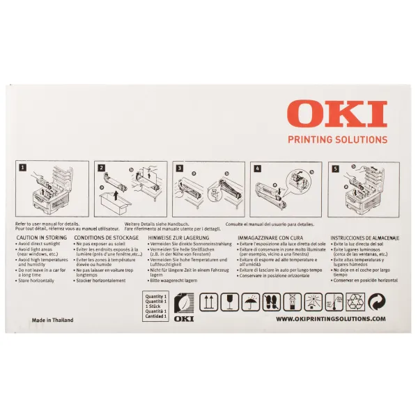 Драм-картридж C56_57 пурпурный Oki (43381706) - Фото 5