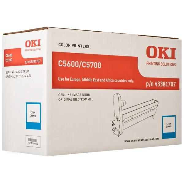 Драм-картридж C56_57 голубой Oki (43381707)