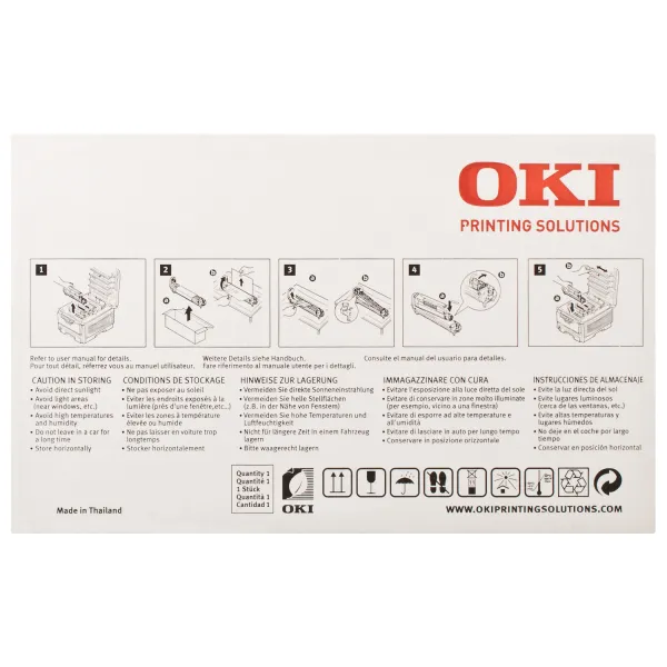 Драм-картридж C56_57 голубой Oki (43381707) - Фото 4